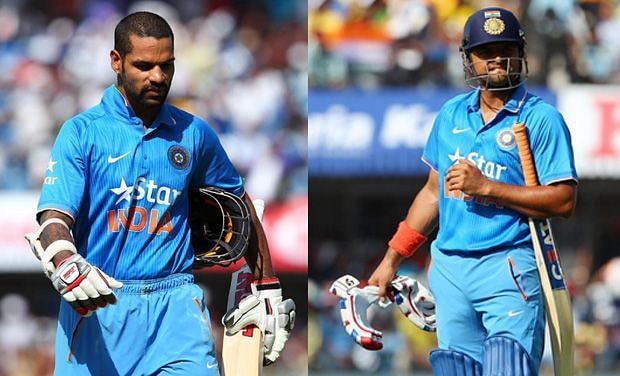 Dhawan and Raina's 68-run partnership consolidated India's position in the match